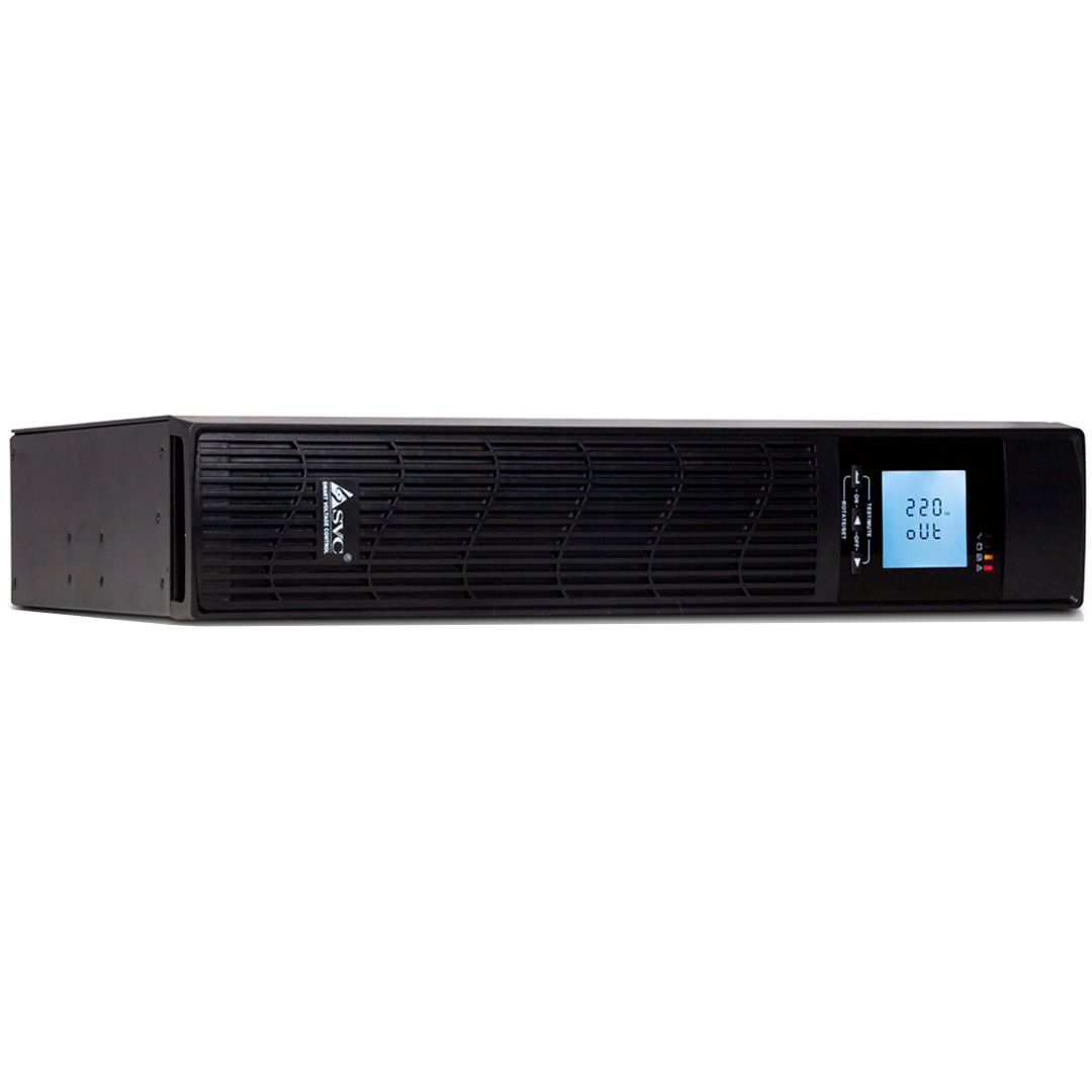 ИБП SVC RTU-1KL-LCD, 1000 ВА/800 Вт, черный, стоечный