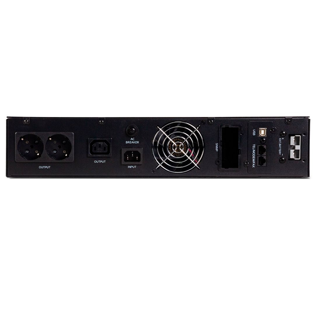 ИБП SVC RTU-1KL-LCD, 1000 ВА/800 Вт, черный, стоечный