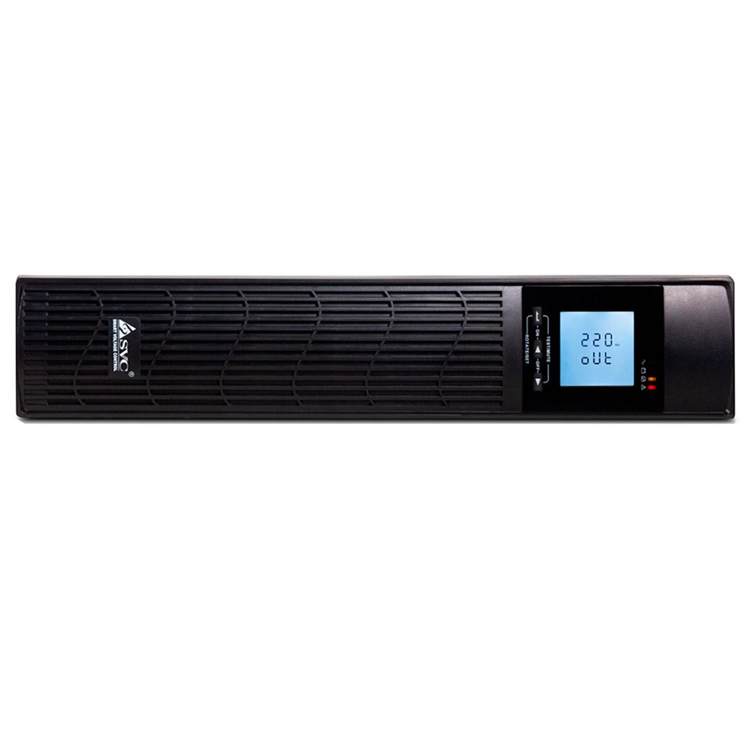 ИБП SVC RTU-1KL-LCD, 1000 ВА/800 Вт, черный, стоечный