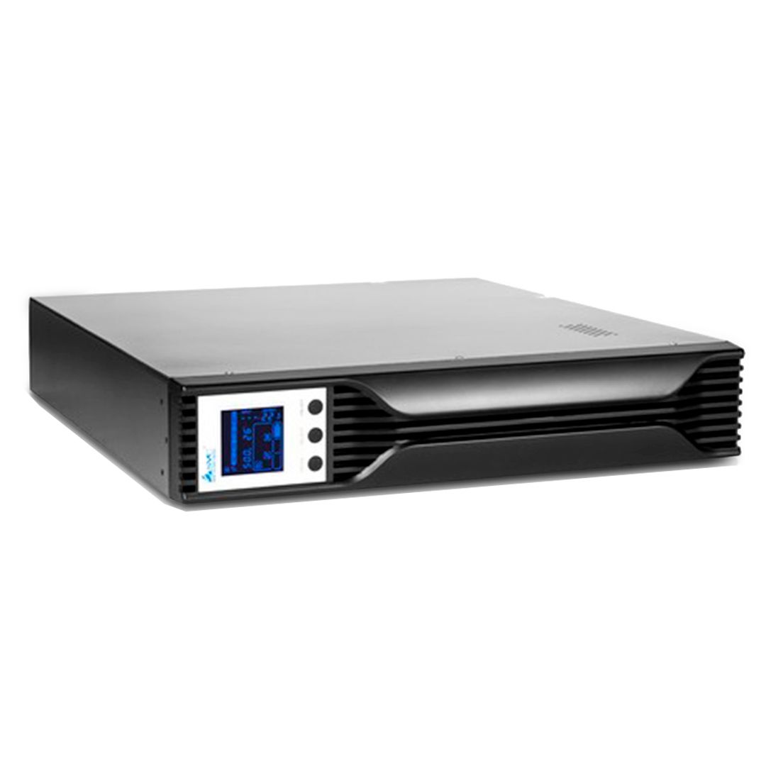 ИБП SVC RTL-1K-LCD, 1000 ВА/700 Вт, черный, стоечный