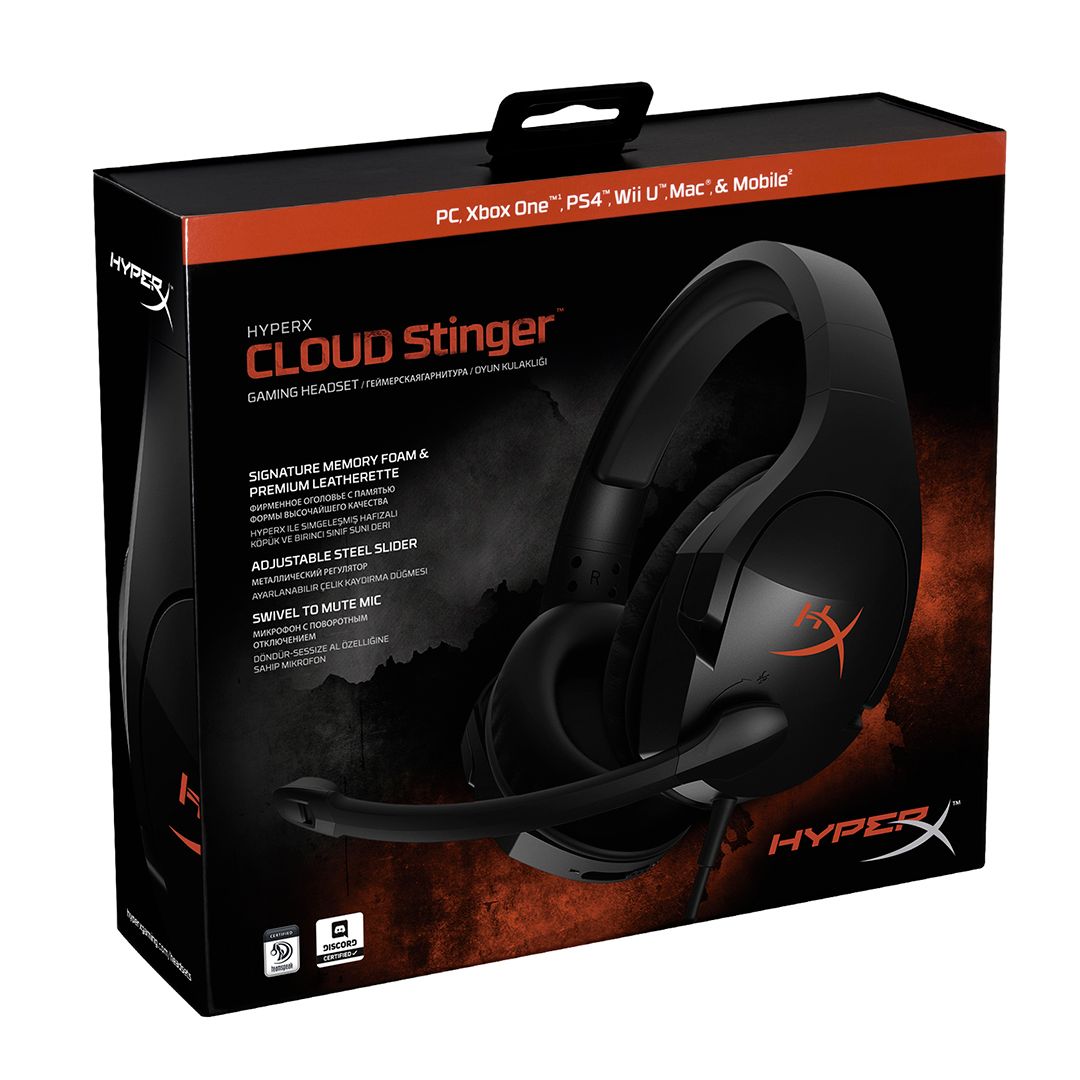 Гарнитура HyperX Cloud Stinger HX-HSCS-BK/EE, диапазон частот 50-18000 Гц, черные / Все для геймера №3