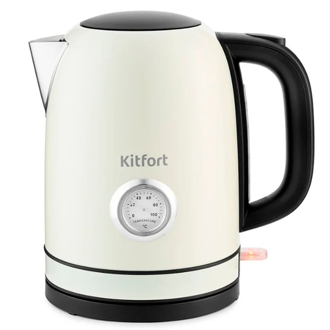 Электрический чайник Kitfort KT-683-3, 1,7 л, бежевый / Чайники	 №2