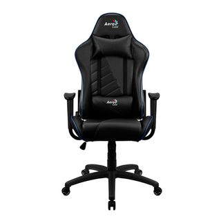 Игровое компьютерное кресло Aerocool AC110 AIR BB, искусственная кожа, черное / Игровые кресла