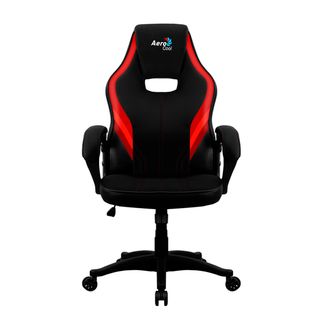 Игровое компьютерное кресло Aerocool AERO 2 Alpha BR, искусственная кожа, черно-красное / Все для геймера