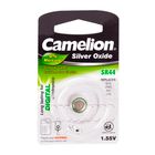 Батарейка Camelion Silver Oxide, SR44-BP1, 1,55V, 1 шт., цена за штуку