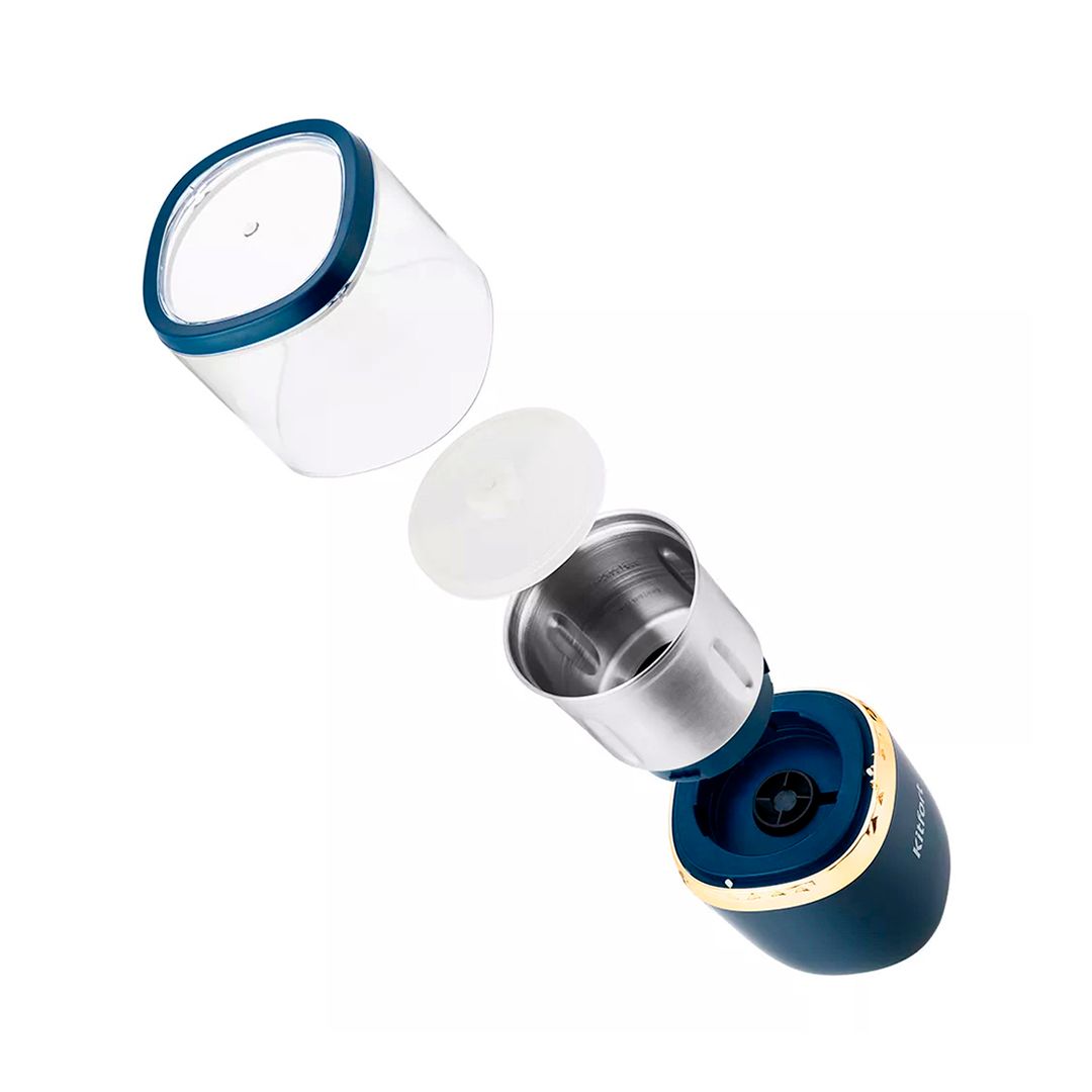 Кофемолка Kitfort КТ-769, электрическая, вместимость 60 г, синий / Кофемолки	 №2