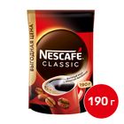 Кофе растворимый Nescafe Classic, 190 гр, вакуумная упаковка