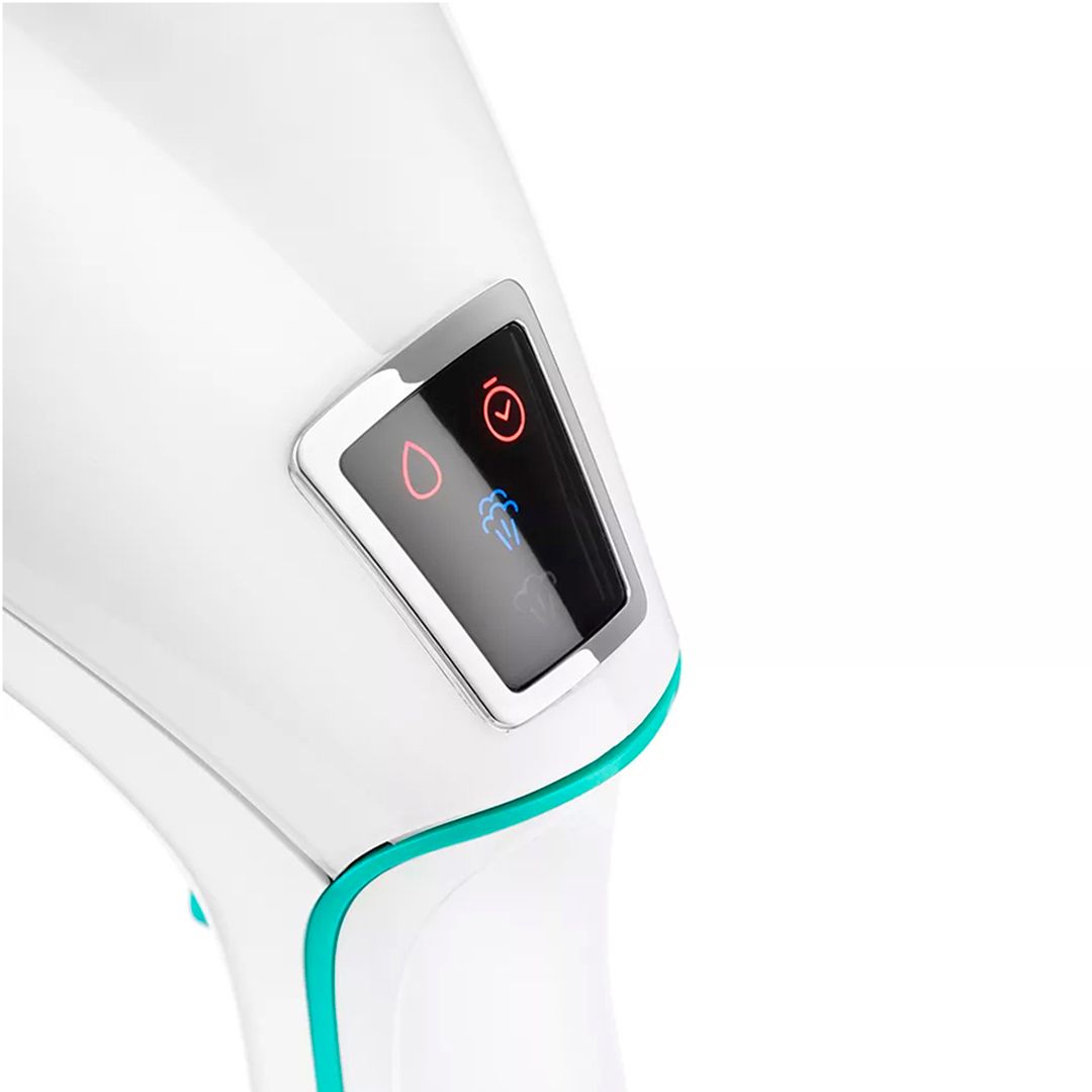 Отпариватель Kitfort КТ-999-3, мощность 1600 Вт, резервуар 240 мл, белый/бирюзовый / Уход за одеждой №2