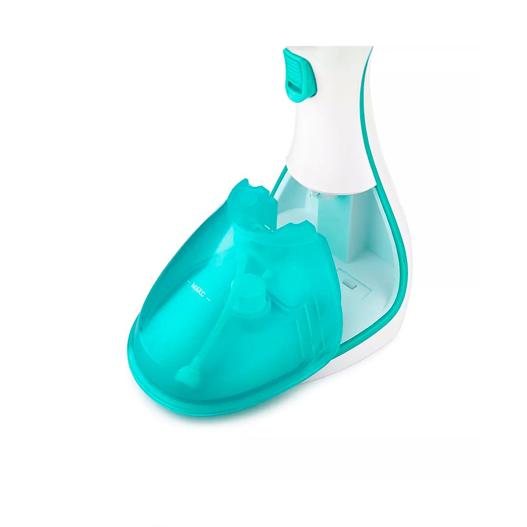 Отпариватель Kitfort КТ-999-3, мощность 1600 Вт, резервуар 240 мл, белый/бирюзовый / Уход за одеждой №3