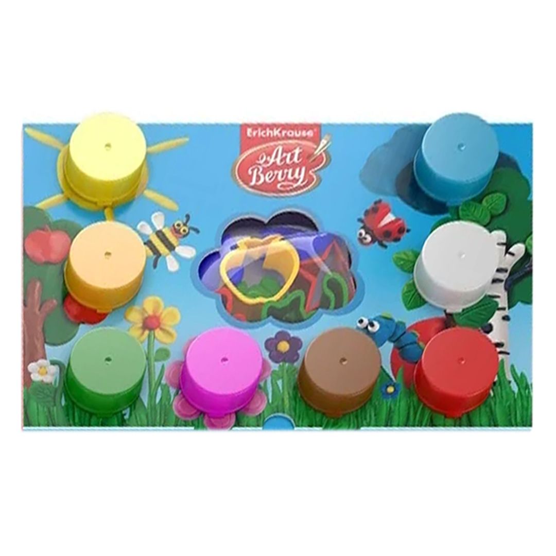 Биопластилин Art Berry, 8 цветов, с аксессуарами для лепки / Аксессуары для лепки oe.kz Биопластилин Art Berry, 8 цветов, с аксессуарами для лепки / Аксессуары для лепки