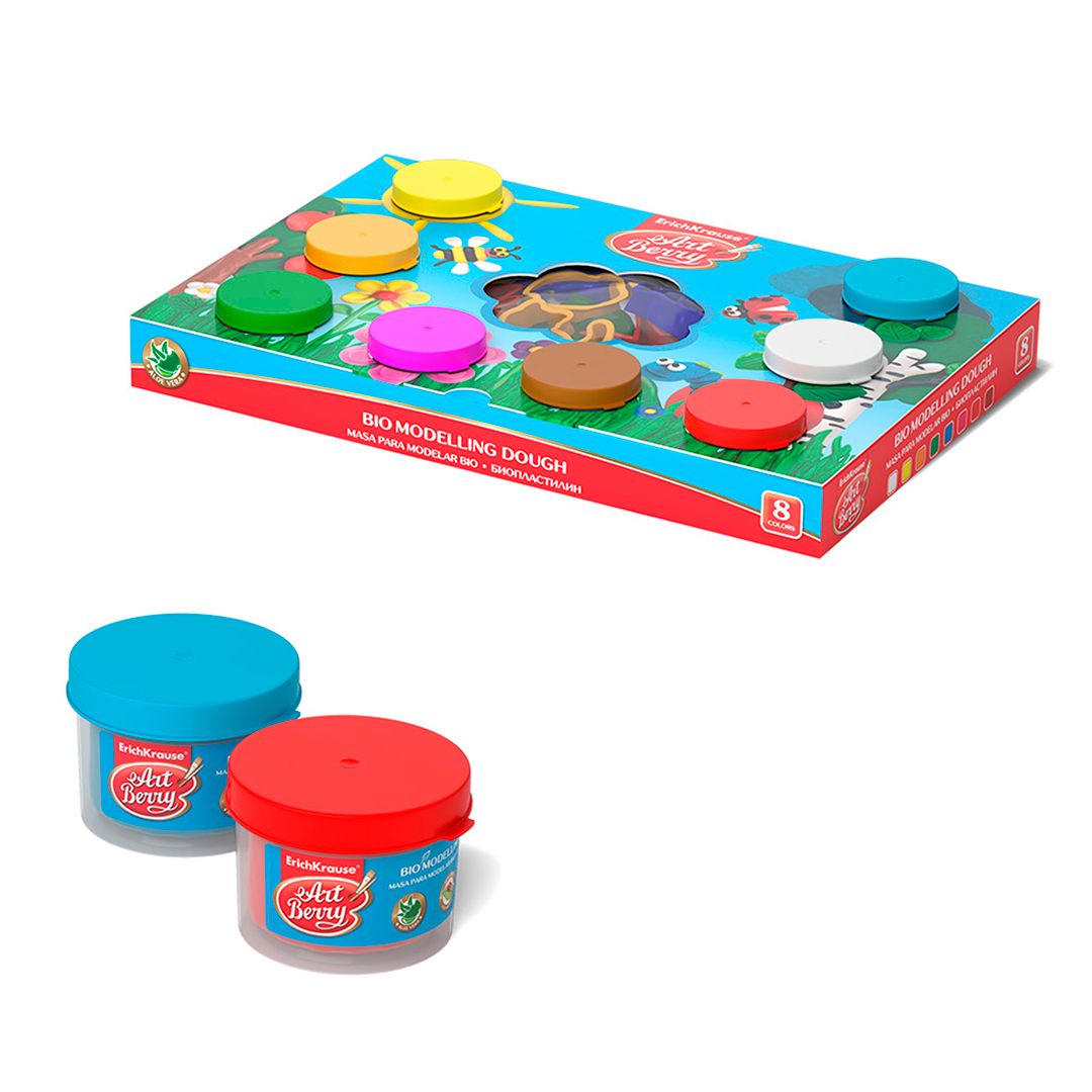 Биопластилин Art Berry, 8 цветов, с аксессуарами для лепки / Аксессуары для лепки №2 oe.kz Биопластилин Art Berry, 8 цветов, с аксессуарами для лепки / Аксессуары для лепки №2