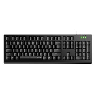 Сымды пернетақта Rapoo NK1800, ENG/RUS, USB, қара / Сымды пернетақталар