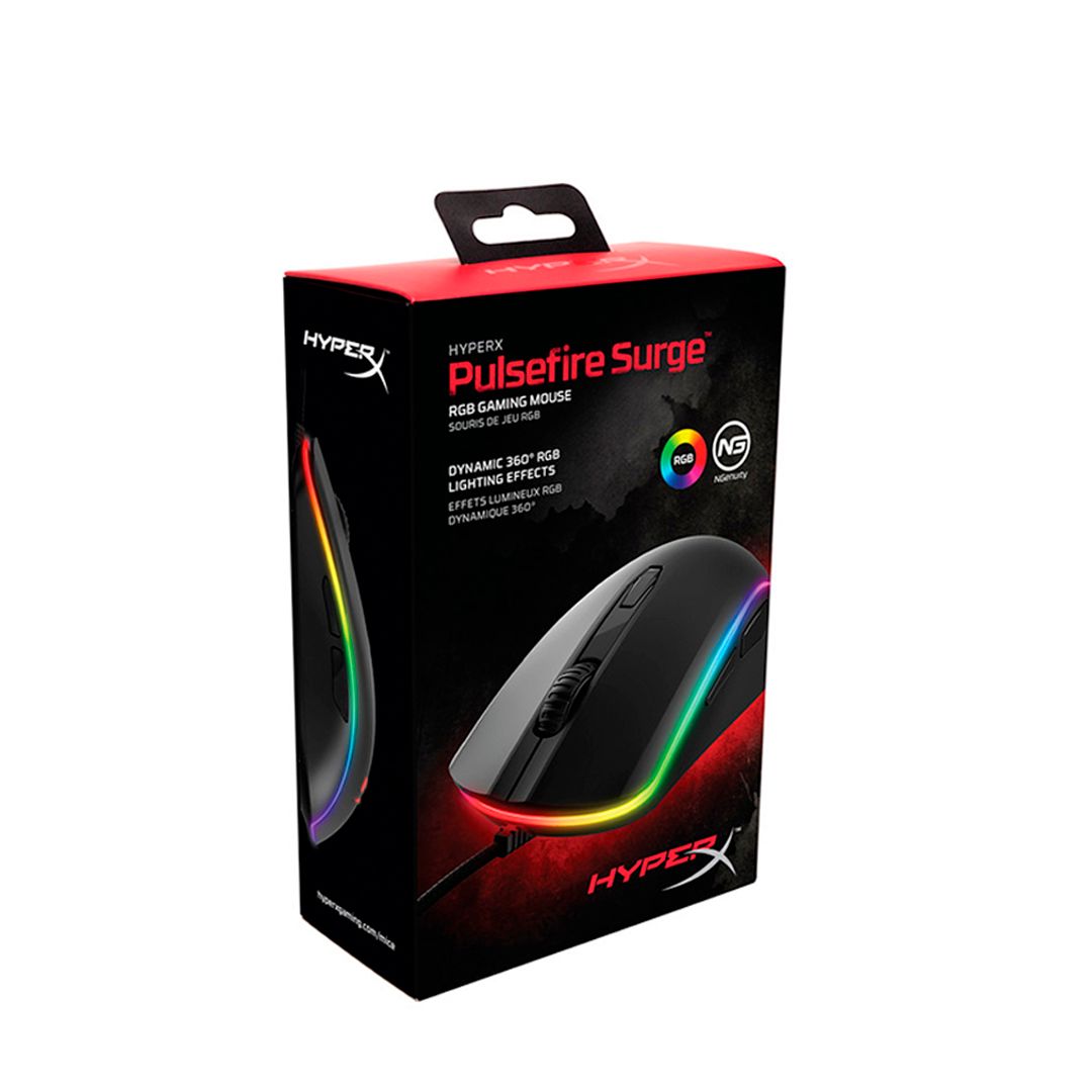 Мышь проводная оптическая HyperX Pulsefire Surge RGB Gaming HX-MC002B, USB, 16 000 dpi, черная / Все для геймера №3