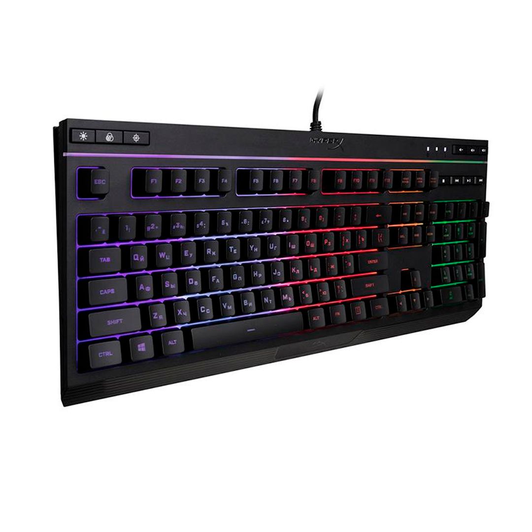 Клавиатура проводная, игровая, HyperX Alloy Core RGB Gaming HX-KB5ME2-RU, ENG/RUS, USB, черная / Все для геймера №2