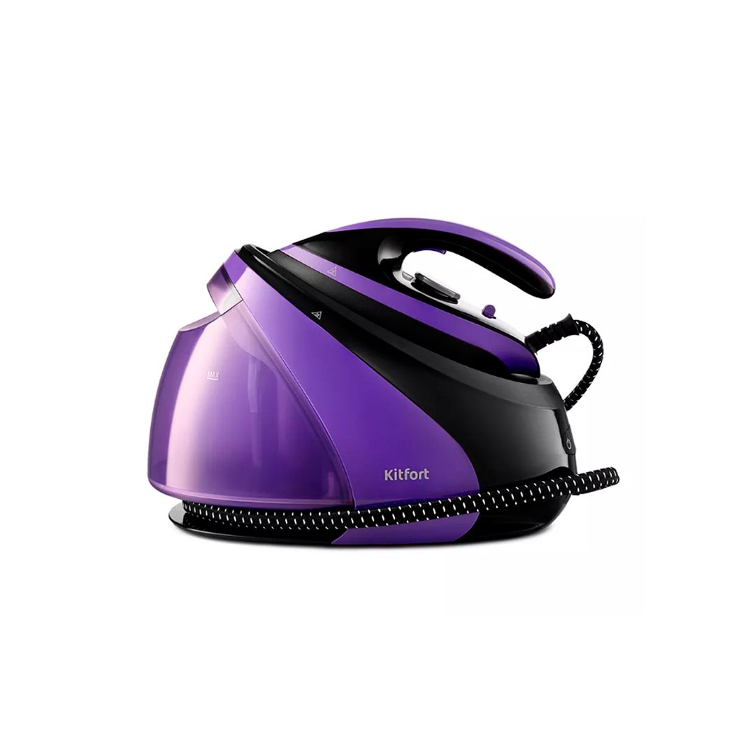 Парогенератор Kitfort КТ-980, мощность 2520-3000 Вт, резервуар 1,3 л, фиолетовый / Уход за одеждой