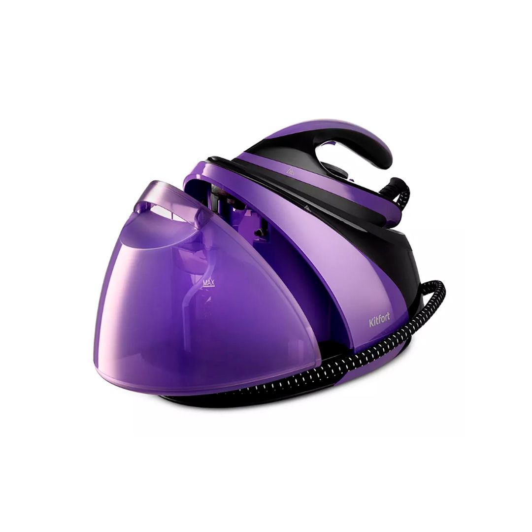Парогенератор Kitfort КТ-980, мощность 2520-3000 Вт, резервуар 1,3 л, фиолетовый / Уход за одеждой №2