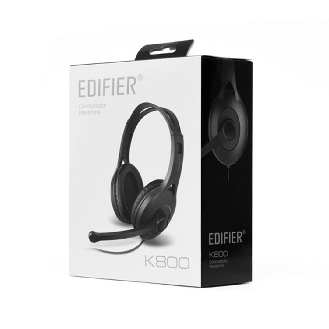 Гарнитура Edifier K800USB, диапазон частот 20-20000 Гц, черная / Гарнитуры №3