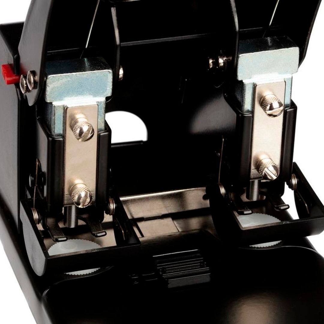 Дырокол Attache Economy, захват 100 листов, мощный, металлический, черный / Дыроколы до 300 листов №3