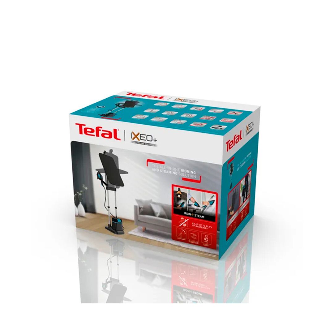 Үтіктеу жүйесі Tefal QT1511E0, қуаты 2980 Вт, резервуары 1 л, қара/көгілдір