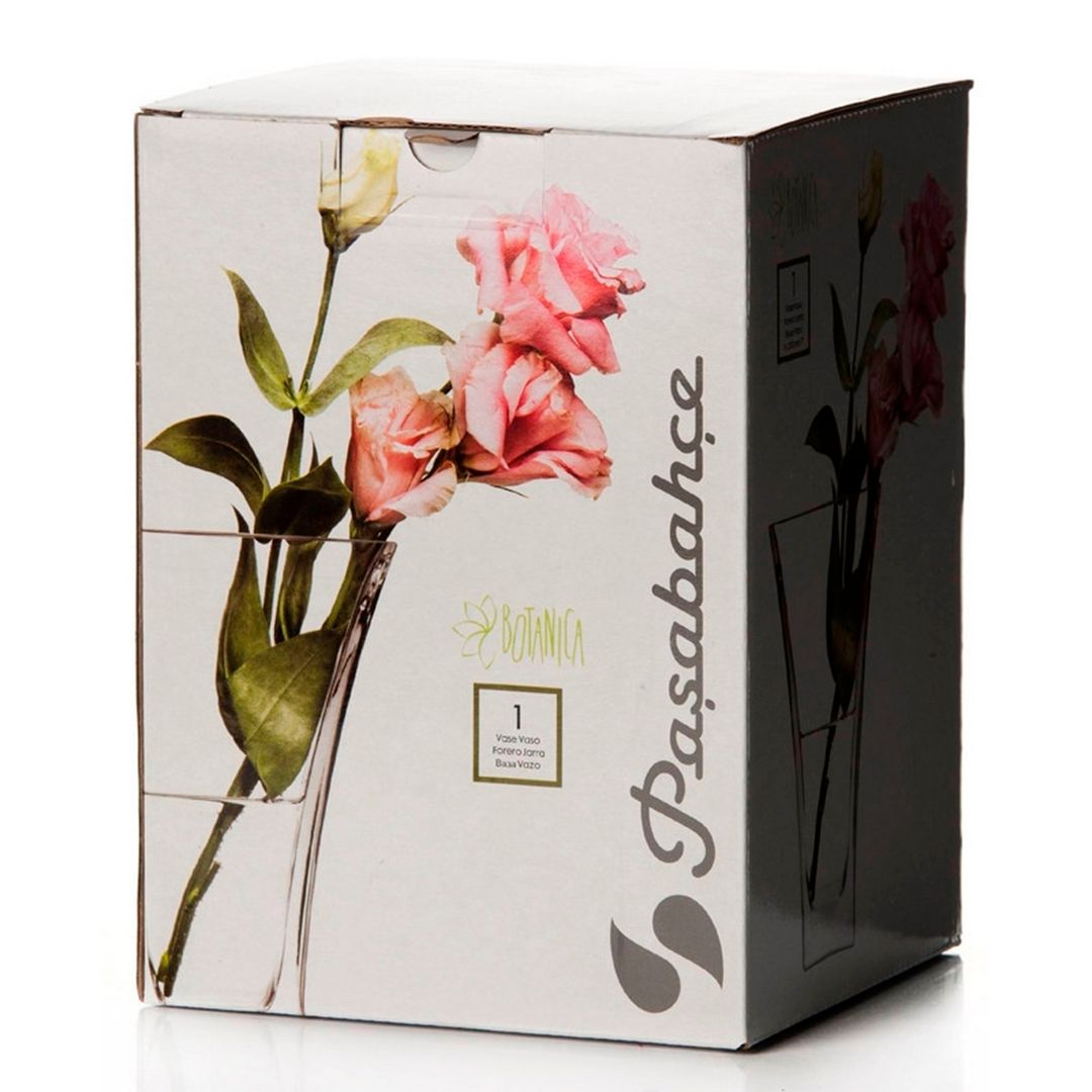 Ваза Pasabahce Botanika, стекло, высота 20 см / Посуда столовая №2