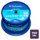 Диск CD-R Verbatim, 700 Mb, 52х, жазылмаған , 50 дана/қапт