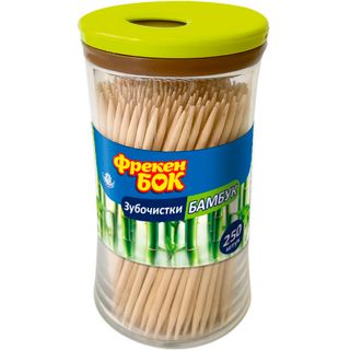 Зубочистки деревянные Фрекен Бок, 250 шт. в упаковке / Посуда одноразовая oe.kz Зубочистки деревянные Фрекен Бок, 250 шт. в упаковке / Посуда одноразовая
