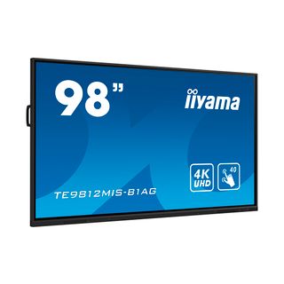 Интерактивная панель iiyama TE9812MIS-B1AG, 98", 4K, сенсорная, черная / Интерактивные доски