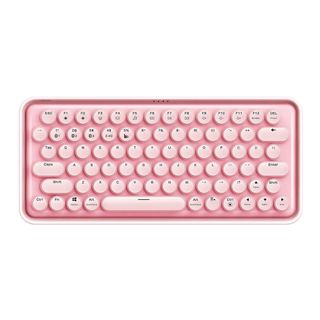 Сымсыз пернетақта Rapoo Ralemo Pre 5, ультра жіңішке, 7 қсоымша перне, ENG/RUS, қызғылт / Сымсыз пернетақталар