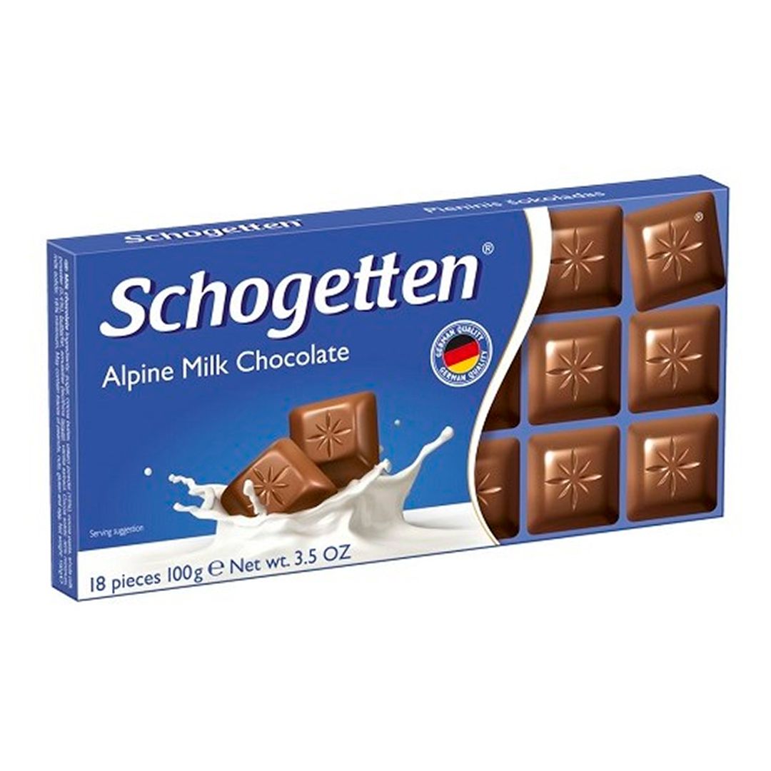 Шоколад молочный Schogetten,100 гр / Шоколад