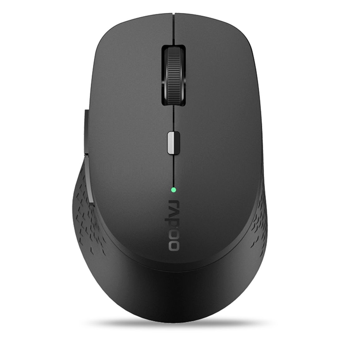Мышь беспроводная Rapoo M300 Dark Grey, USB, Bluetooth, 6 кнопок, 1600 dpi, оптическая, темно-серый / Мыши беспроводные