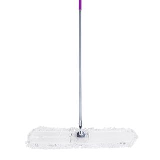 Швабра рамка хлопковая OfficeClean Professional, стальная ручка 125 см, МОП с завязками / Швабры и комплекты