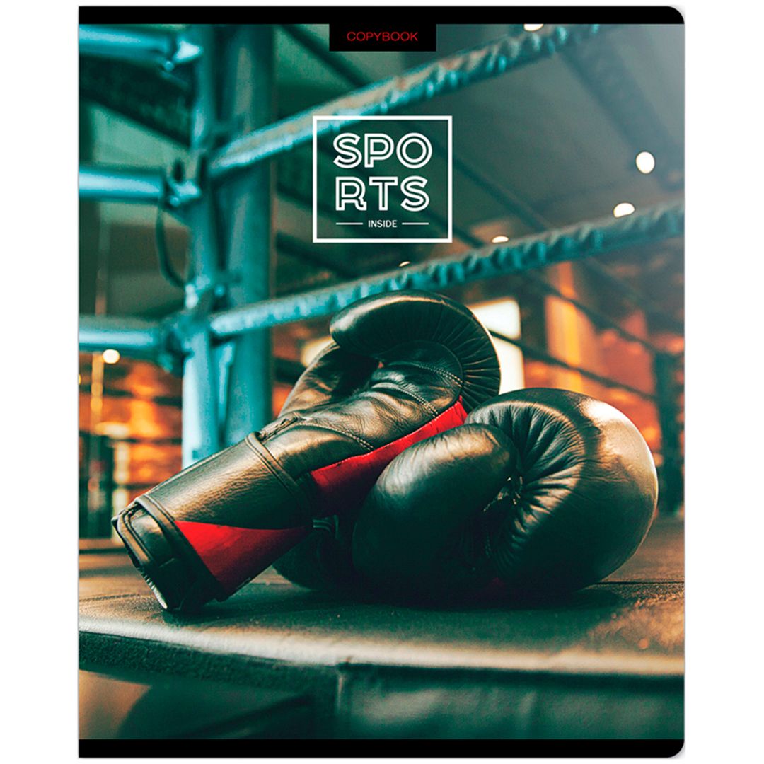 Тетрадь ArtSpace "Спорт. Inside sports" А5, 96 листов, в клетку, на скобе / Тетради №5