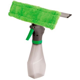 Стекломойка York, с распылителем, ширина 25,5 см, водосгон, насадка из микрофибры / Инвентарь для мытья окон oe.kz Стекломойка York, с распылителем, ширина 25,5 см, водосгон, насадка из микрофибры / Инвентарь для мытья окон