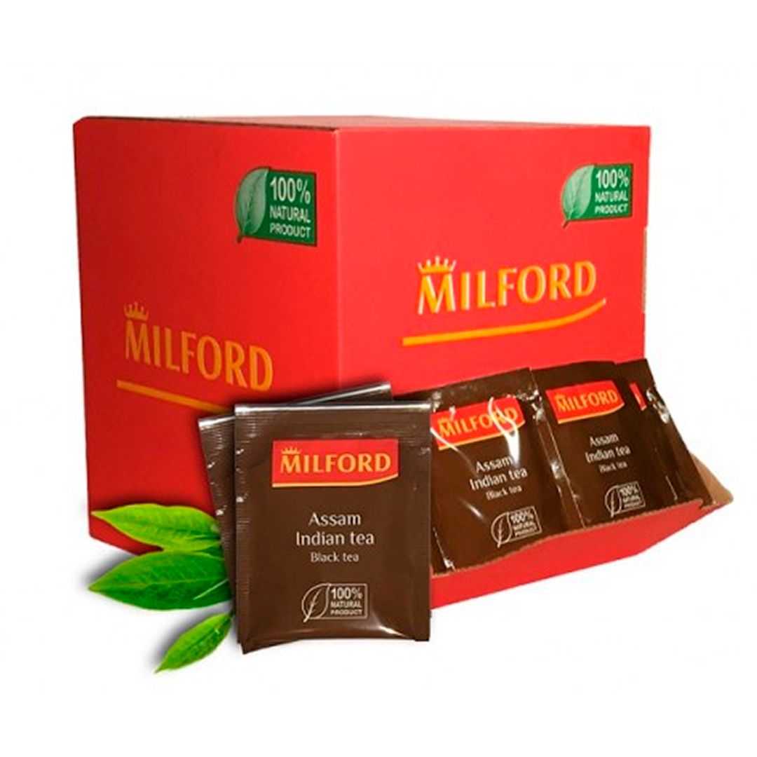 Чай Milford "Ассам", черный, 200 пакетиков / Чай пакетированный №2