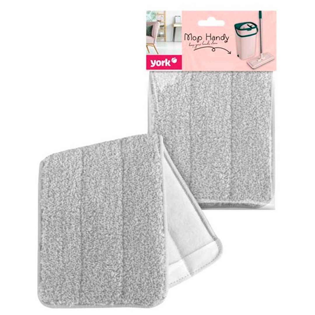 Запаска для швабры York "Handy", микрофибра, размер 32*12 см, серый