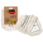 Запаска для швабры York "Eco Natural", микрофибра, размер 42*10 см, белый/серый