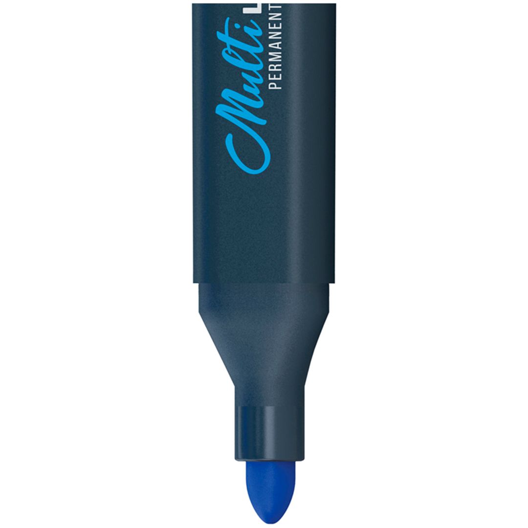 Перманентті маркер Berlingo "Multiline PE320, ұшы оқ тәріздес 3 мм, көк, баға бір дана үшін / Перманентті өшірілмейтін маркерлер №2