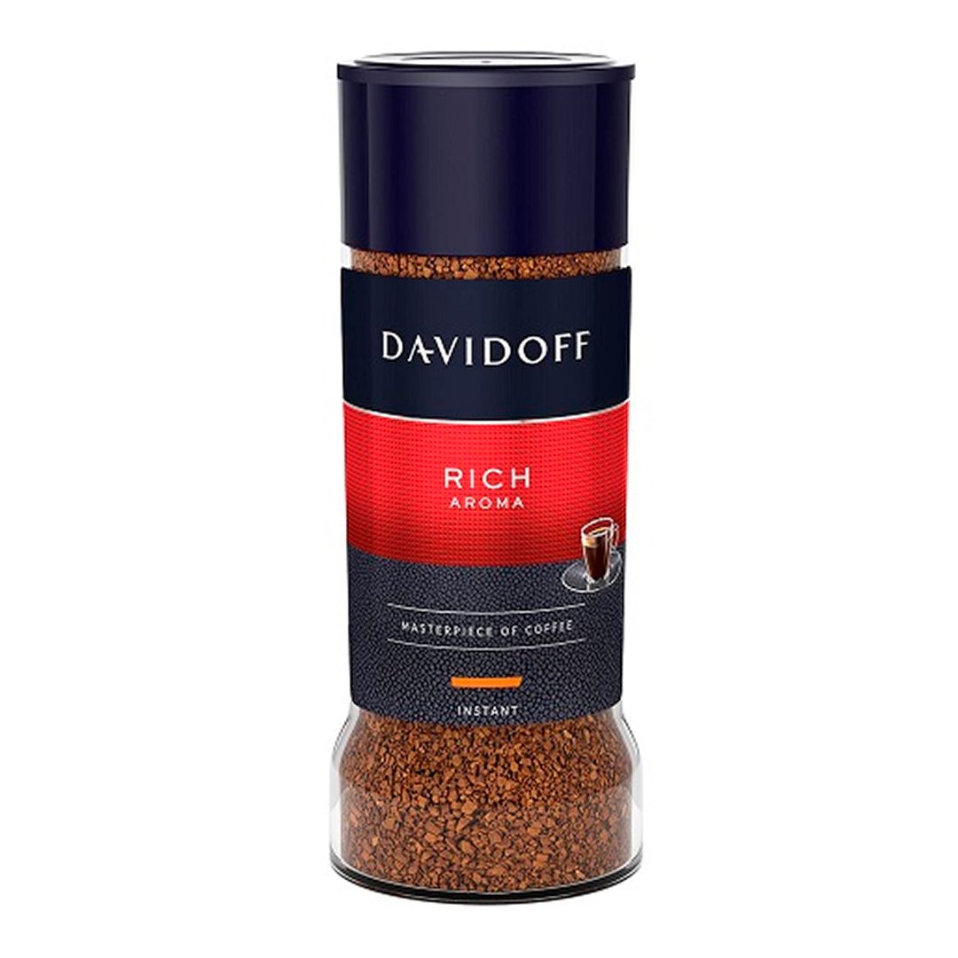 Кофе растворимый Davidoff Rich, 100 гр, стеклянная банка / Кофе растворимый