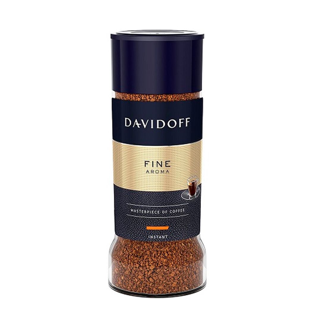 Кофе растворимый Davidoff Fine, 100 гр, стеклянная банка / Кофе растворимый