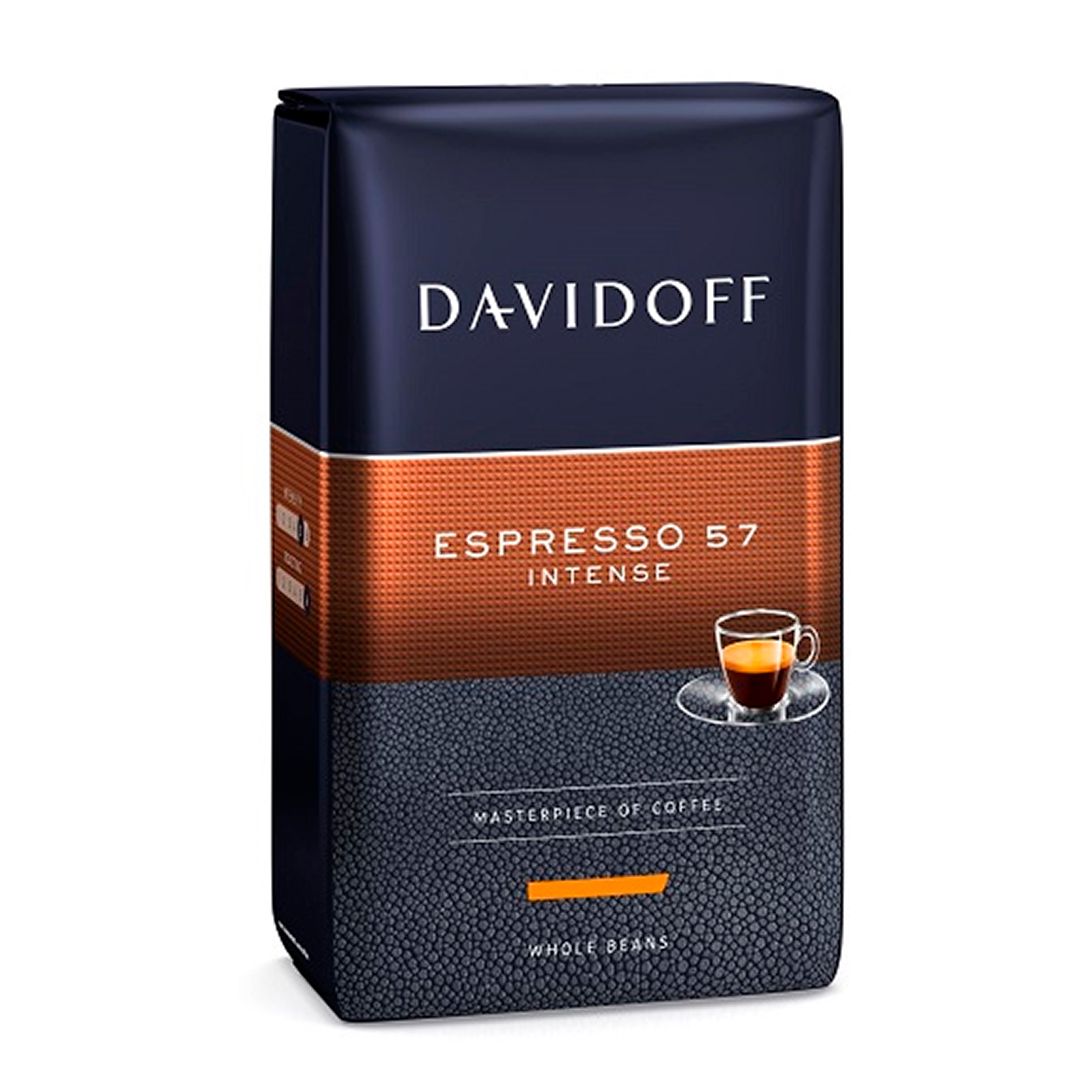 Кофе в зернах Davidoff Espresso, темная обжарка, 500 гр / Кофе зерновой
