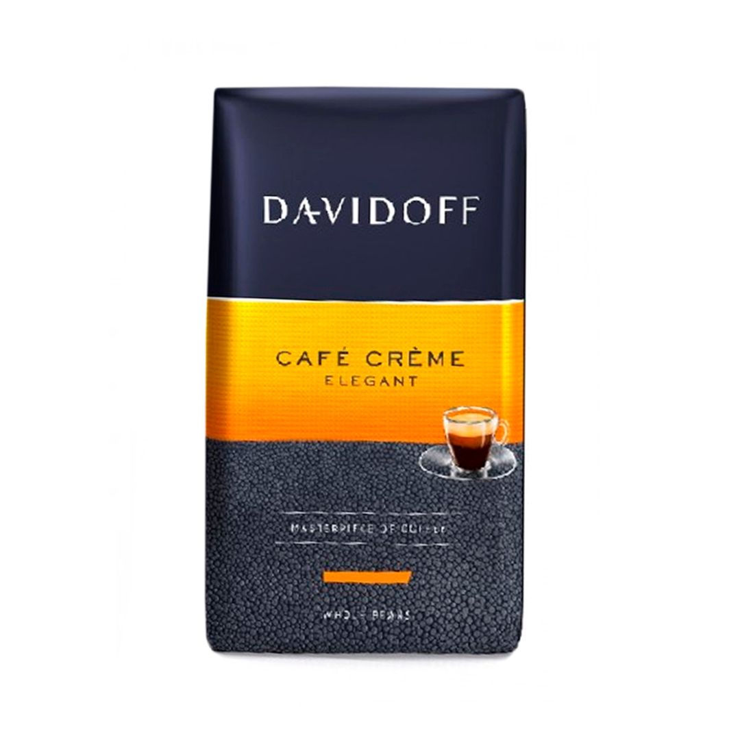 Кофе в зернах Davidoff Creme, темная обжарка, 500 гр / Кофе зерновой