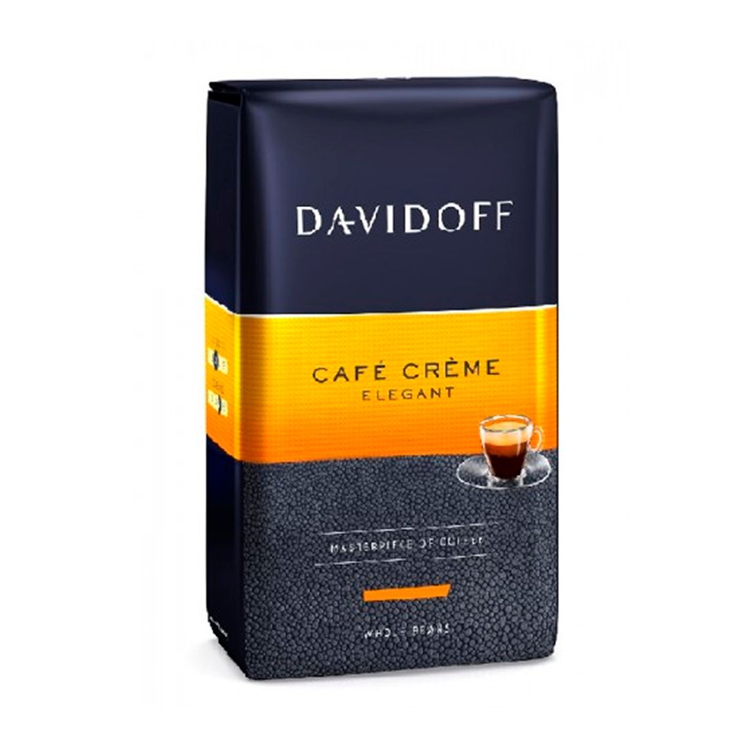 Кофе в зернах Davidoff Creme, темная обжарка, 500 гр / Кофе зерновой №2