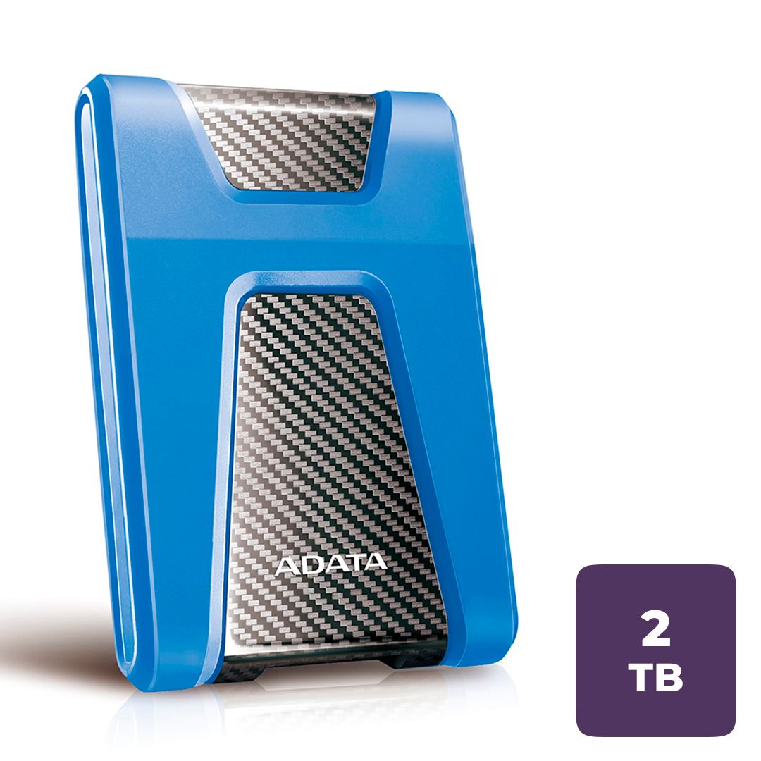 Жесткий диск 2 TB, Adata HD650, 2.5", USB 3.2, HDD, синий