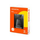 Жесткий диск 2 TB, Adata HD650, 2.5", USB 3.2, HDD, черный