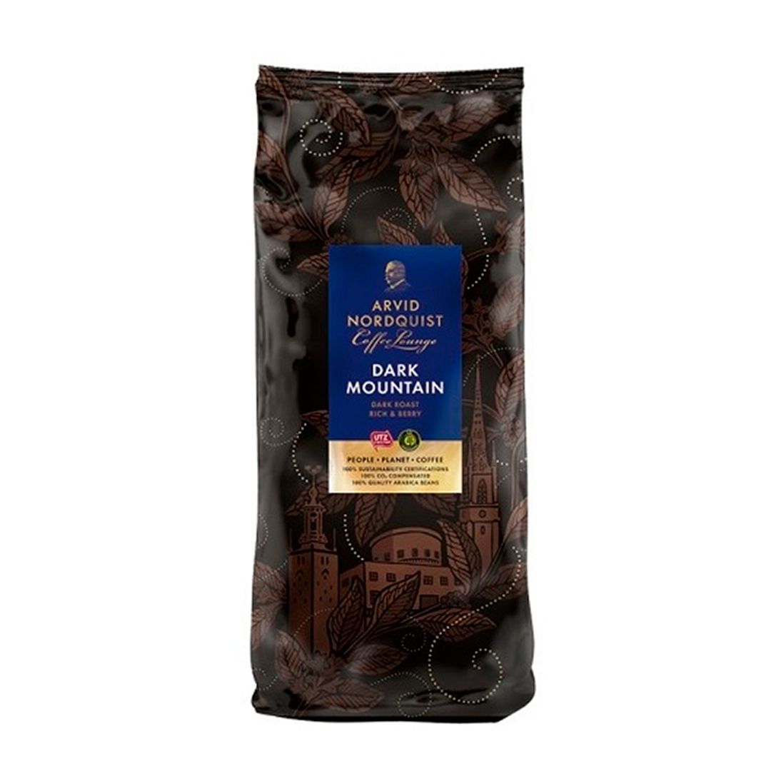 Кофе в зернах Arvid Nordquist Dark Mountain, темная обжарка, 1000 гр / Кофе зерновой