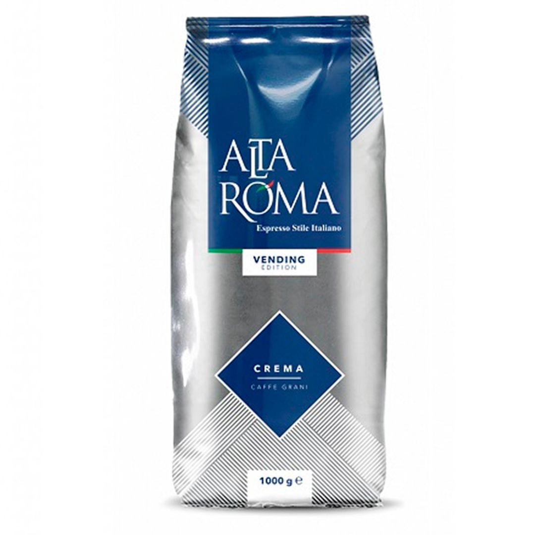 Кофе в зернах AltaRoma Crema, темная обжарка, 1000 гр / Кофе зерновой №2