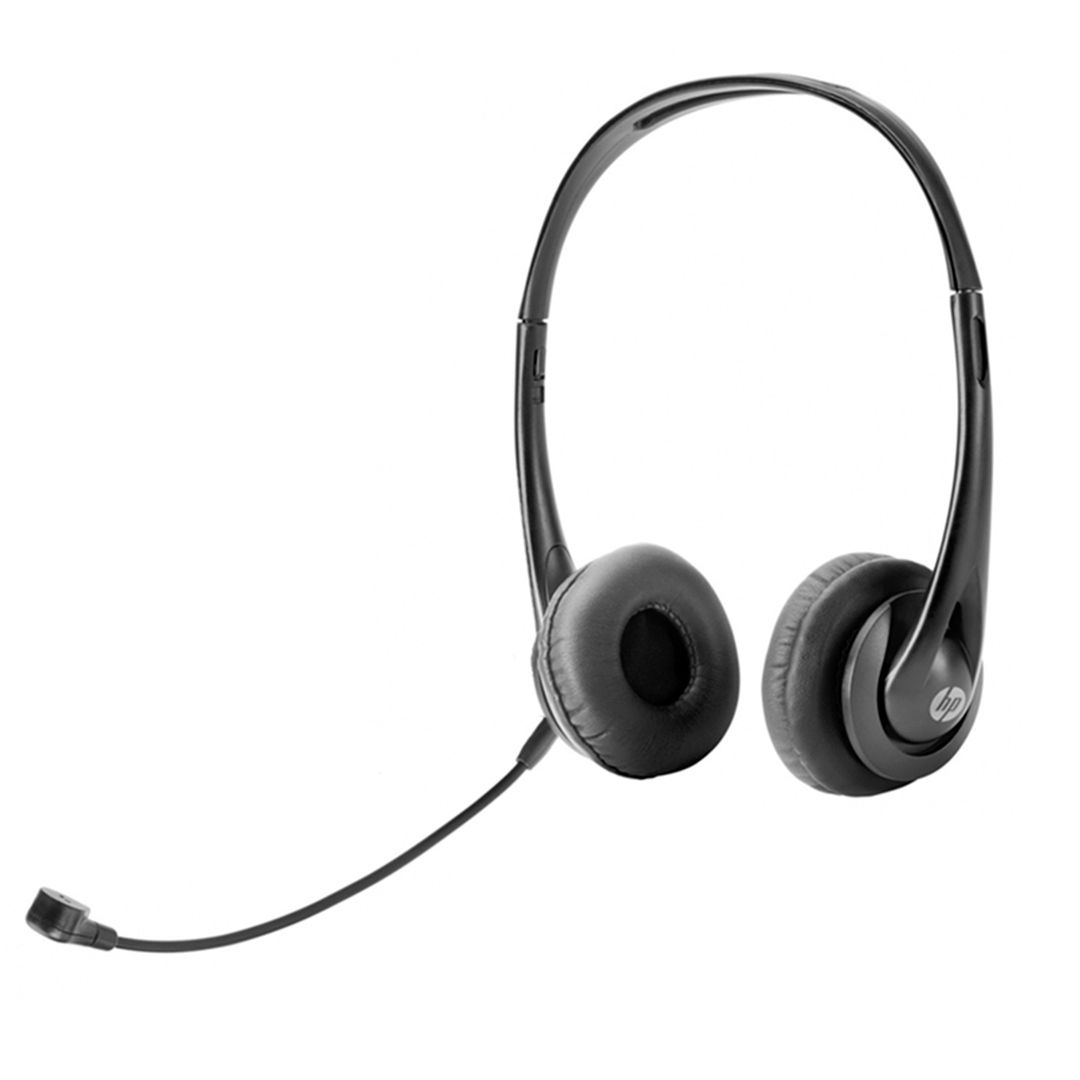 Гарнитура HP Stereo 3,5 мм, диапазон частот 20-20000 Гц, черная / Гарнитуры
