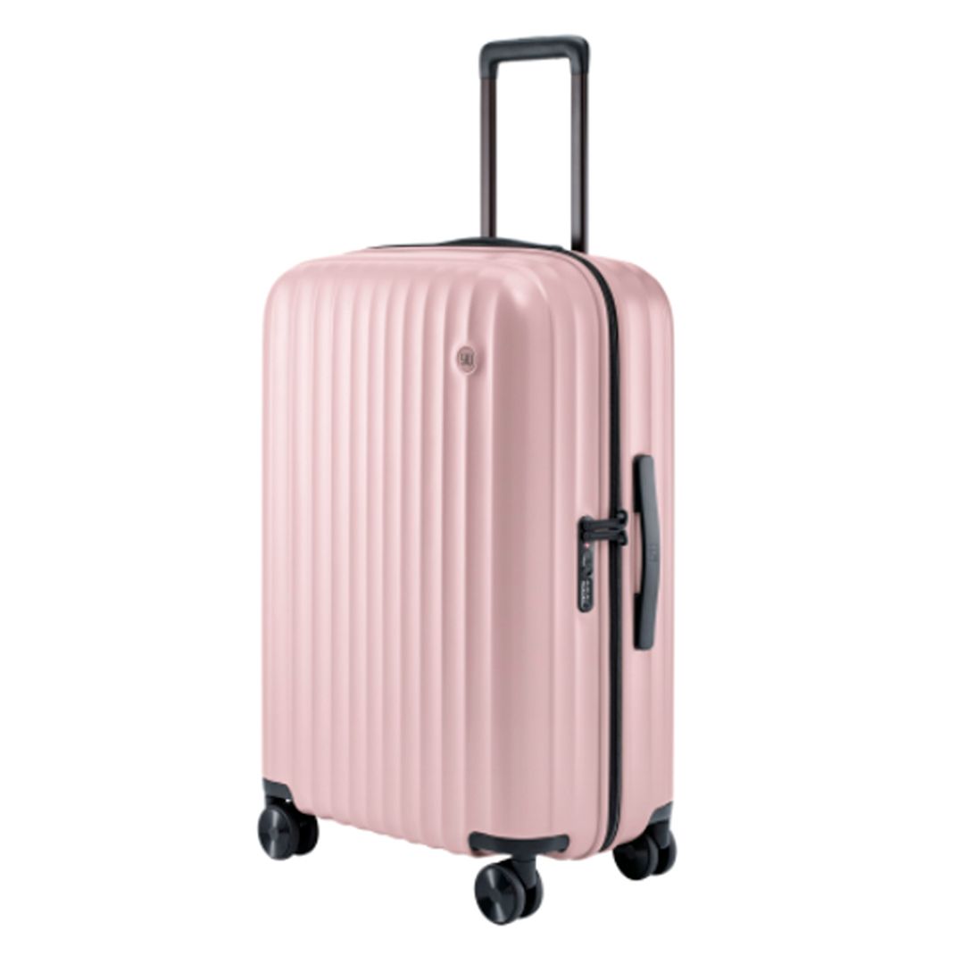 Чемодан NINETYGO Elbe Luggage, 28”, 90 л, поликарбонат Makrolon, замок TSA, розовый / Рюкзаки, чемоданы, сумки