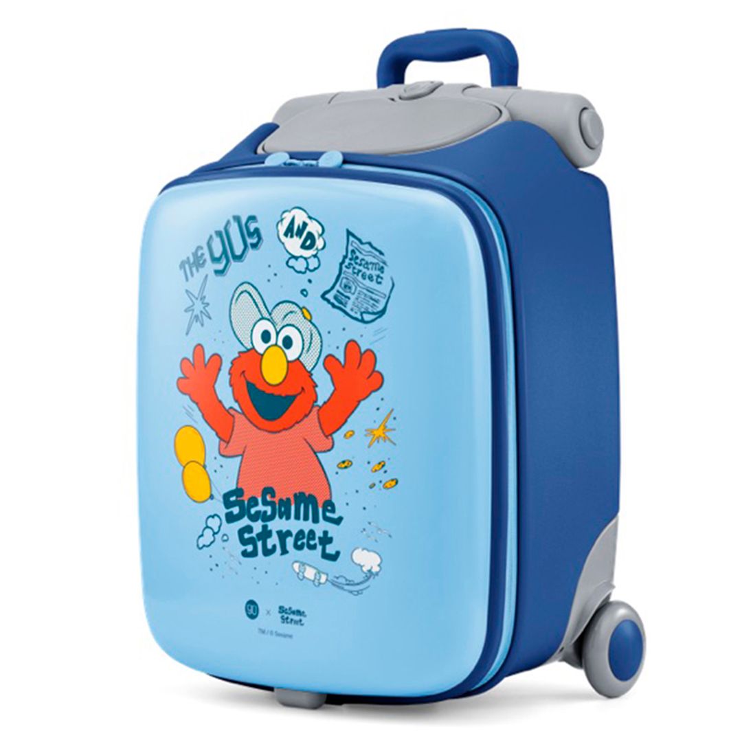 Чемодан NINETYGO Kids Ride on Luggage, 20”, поликарбонат, синий / Рюкзаки, чемоданы, сумки