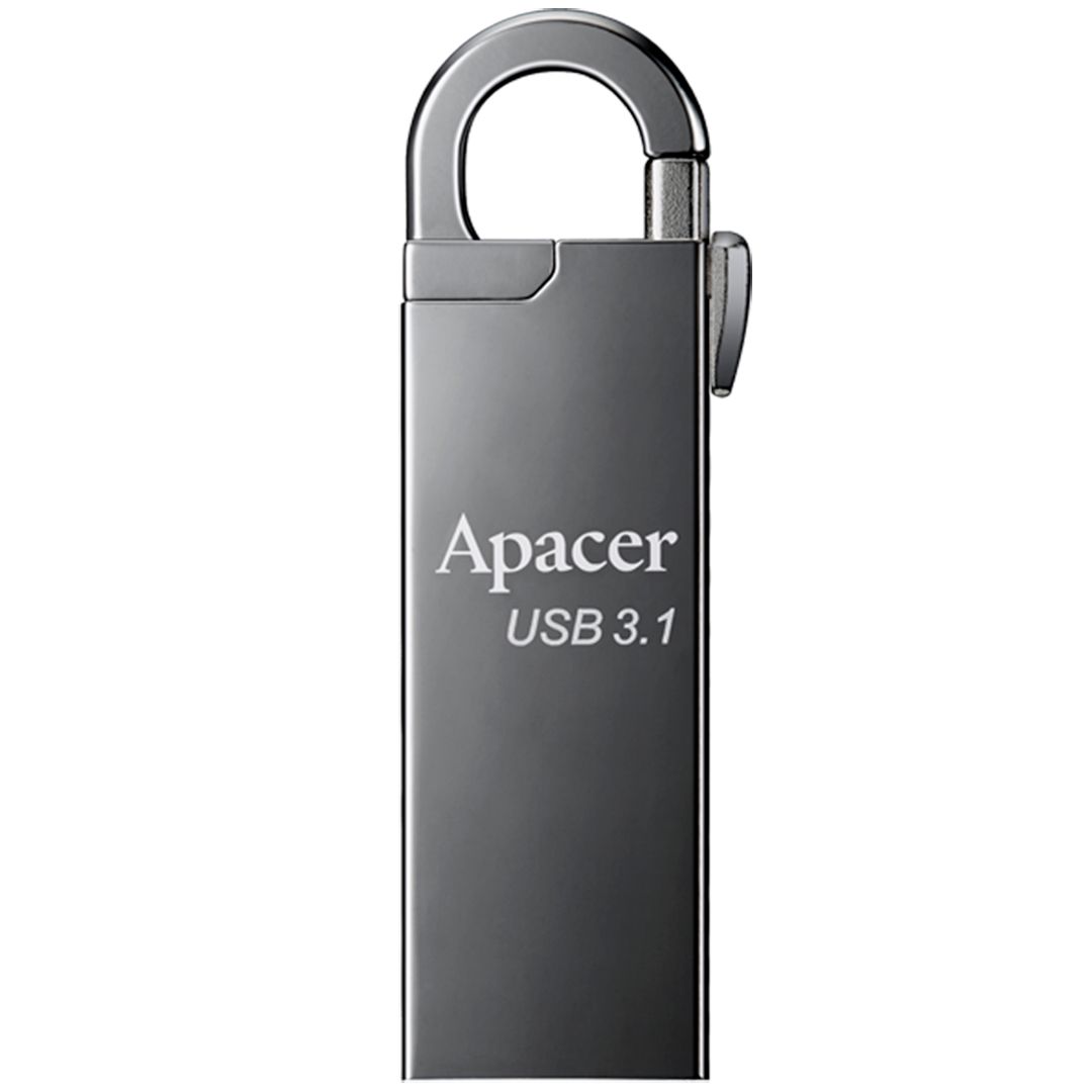 USB-флешка 64 Gb, Apacer "AH15A", USB 3.1, черная